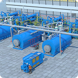 Batch pyrolysis machine