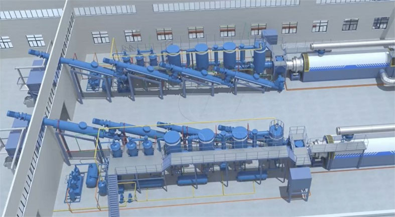 Unique sealed feed and slag discharge system to ensure safety and environmental protection