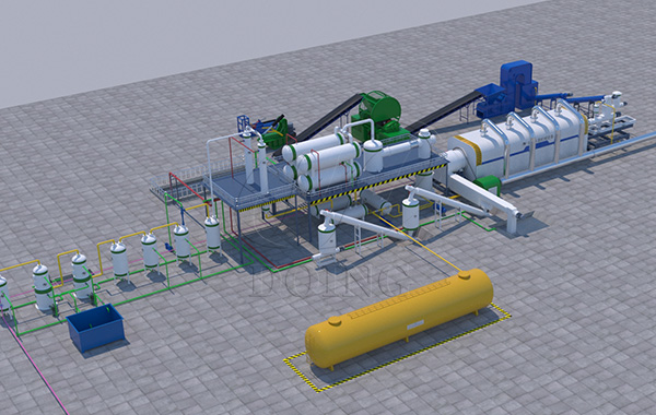 Product  /  Continuous Waste Tyre Pyrolysis Plant