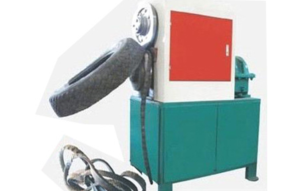 Rubber strip cutting machine