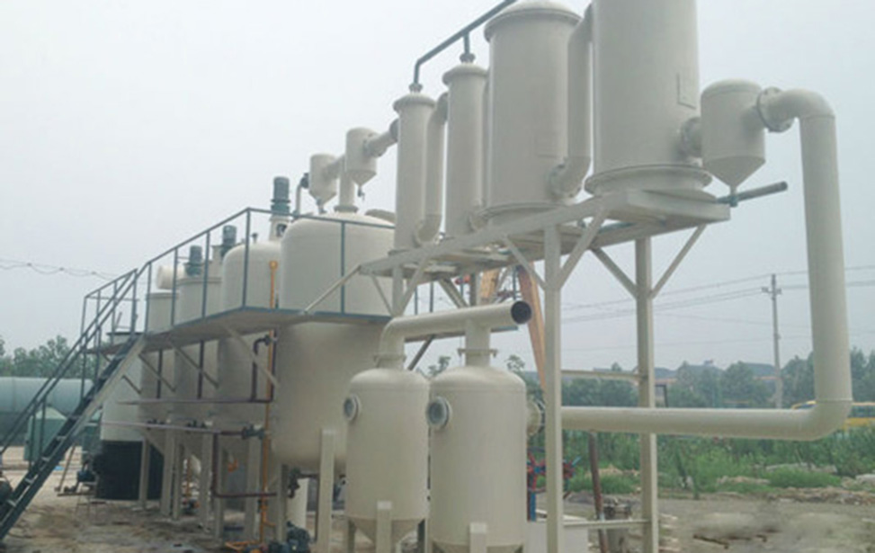 Waste oil distillation machine