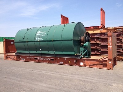 Waste plastic to oil plant