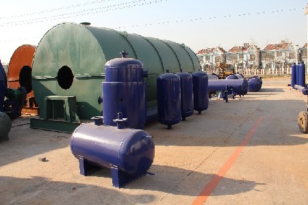 Convert waste plastic to oil machine