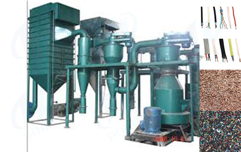 Wire stripping machine/wire recycling machine