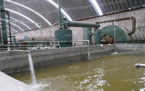 waste plastic pyrolysis to fuel oil
