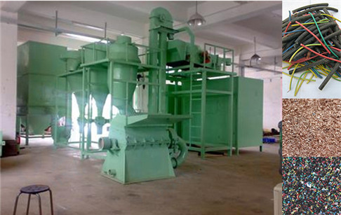 Waste wire stripping machine