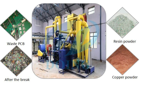 PCB recycling machine