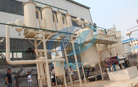 Plastic to oil or diesel fuel  distillation plant
