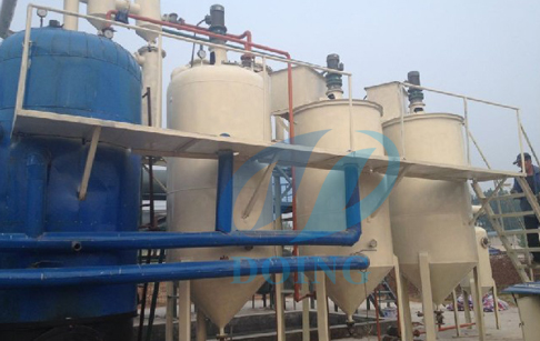 Palestine waste engine oil distillatin plant project