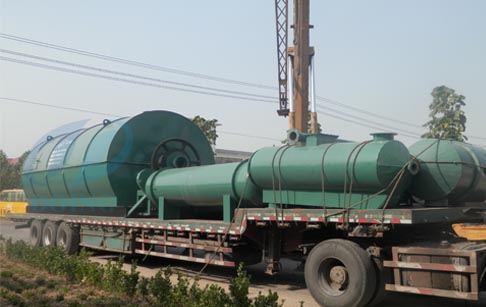 Waste oil distillation machine transport to Pakistan