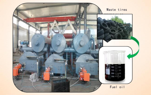  Continuous model waste tyre pyrolysis plant