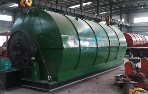 Continuous pyroysis plant for recycling waste tyre /palstic to fuel oil  will delivery to Panama