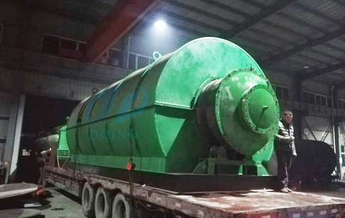 10T plastic to oil machine for Indian customer finished delivery 