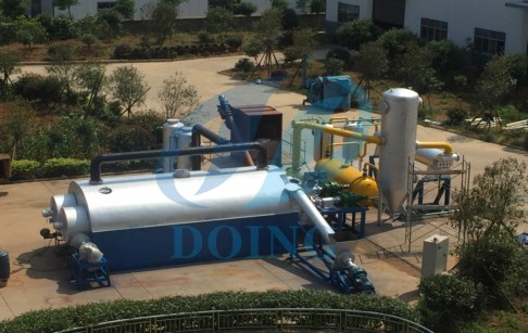 Continuous pyrolysis device design