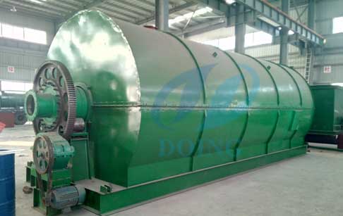 Tire pyrolysis process