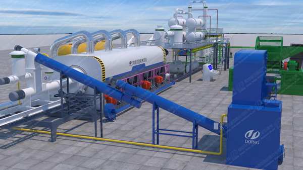 waste tyre solutions continuous waste tyre pyrolysis plant