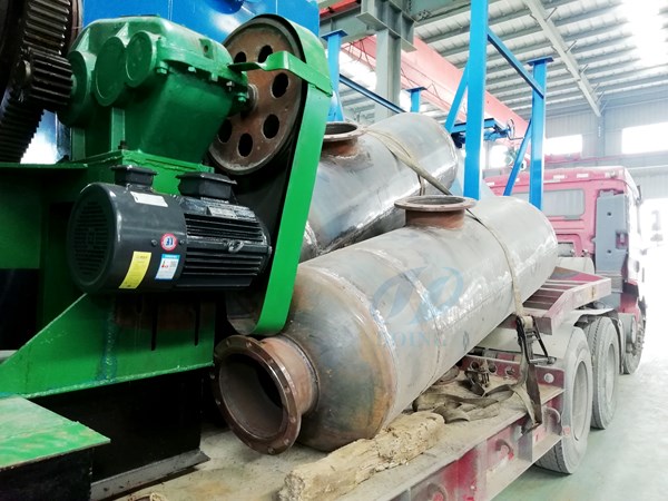 congratulations on the delivery of 2sets 12t/d waste tyre recycling plants to hebei