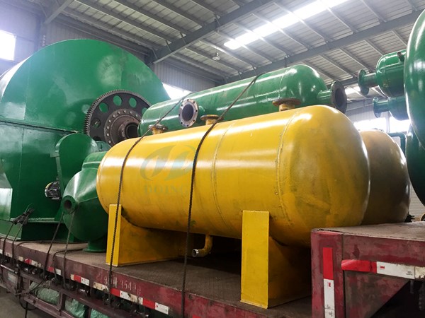 12t/d waste tire to fuel pyrolysis plant delivered to nigerian customer