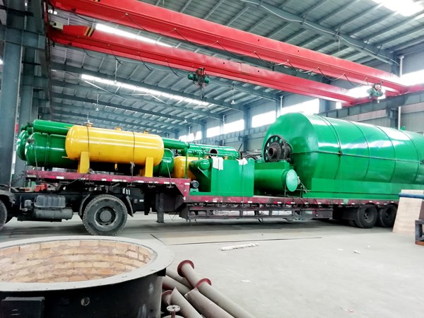 12t/d waste tire to fuel pyrolysis plant delivered to nigerian customer