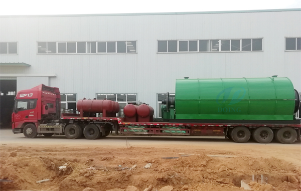 waste tyre to oil pyrolysis plant