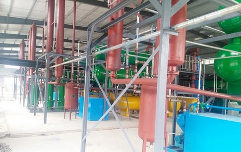 4 sets waste tyre to oil pyrolysis plants installed in Hubei, China