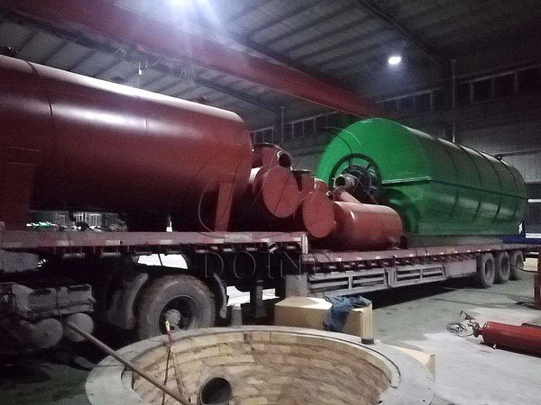 waste tire pyrolysis plant