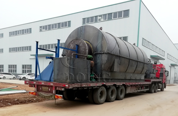 tyre pyrolysis plant