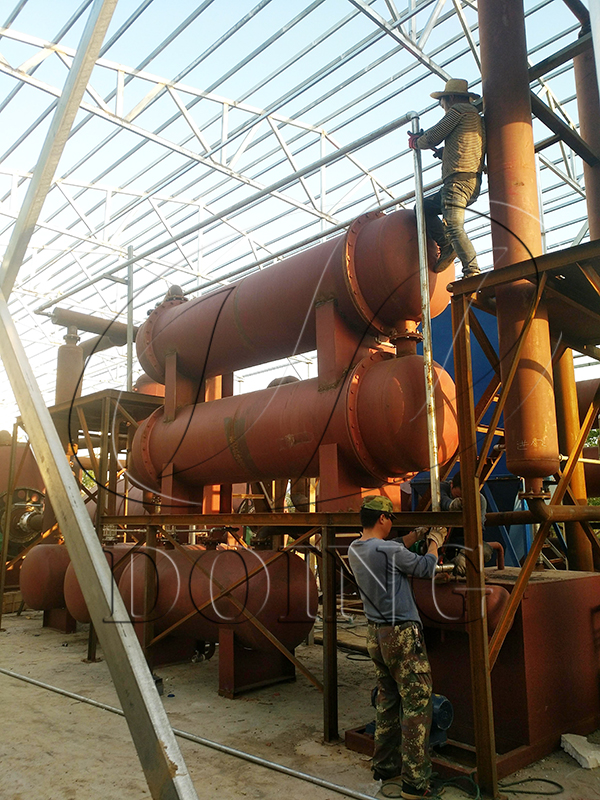 tire recycling machine