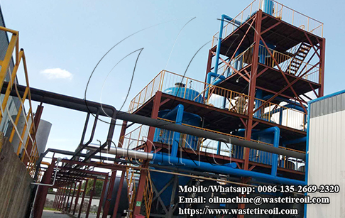 2 sets continuous oil sludge pyrolysis plants and one set 10T/D waste oil to diesel plant installed in Anhui, China