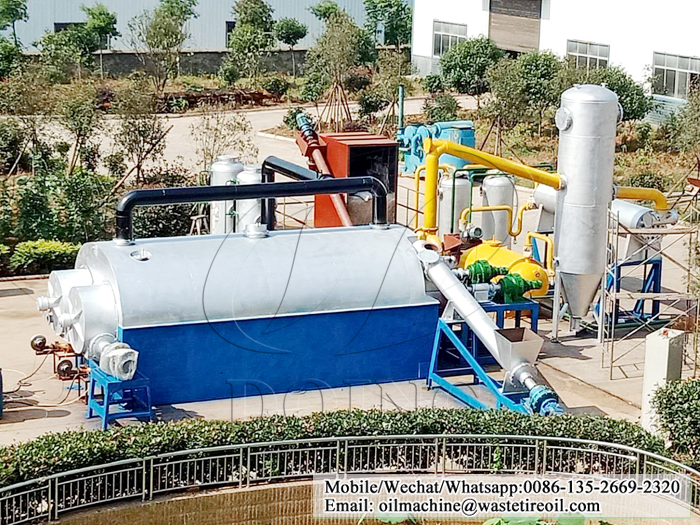 continuous tyre pyrolysis plant