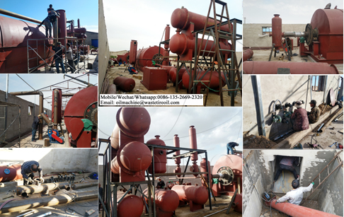 20TPD waste tyre to oil plant project was installed in Inner Mongolia, China