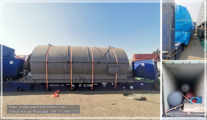 waste tyre pyrolysis machine