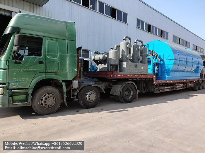 waste tire pyrolysis plant