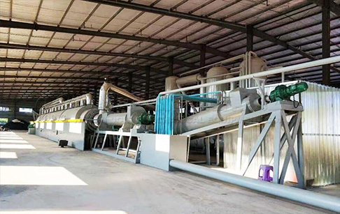 High capacity continuous waste plastic pyrolysis plant