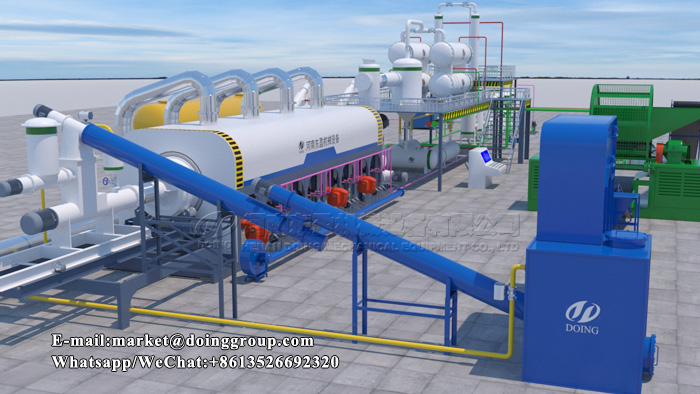 waste tyre pyrolysis plant