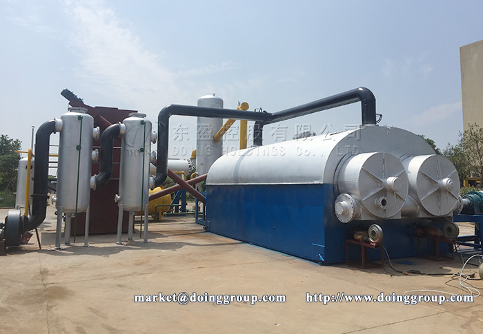 continous pyrolysis plant