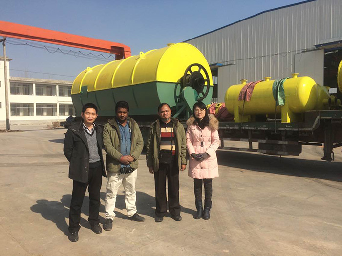 tyre pyrolysis plant