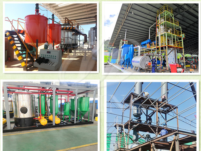 waste oil to diesel refining machine