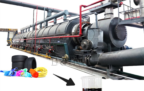 What is the cost to invest in a continuous tyre pyrolysis machine?
