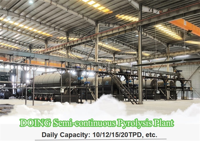 DOING semi-continuous pyrolysis plant for sale