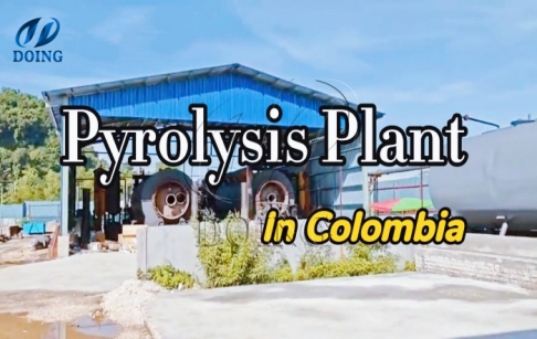 6 sets of oil sludge pyrolysis machines order from DOING regular customer in Colombia