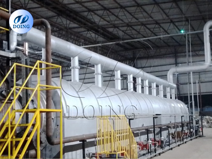 DOING continuous plastic pyrolysis machine for sale