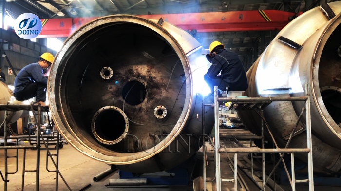 Serious manufacturing for DOING pyrolysis machine