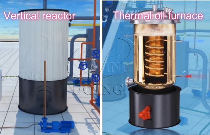 DOING waste tyre pyrolysis oil to diesel conversion plant
