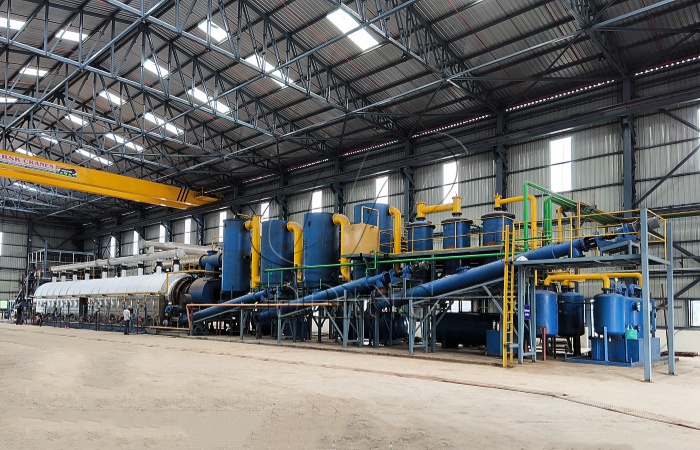 DOING fully continuous rubber pyrolysis machine
