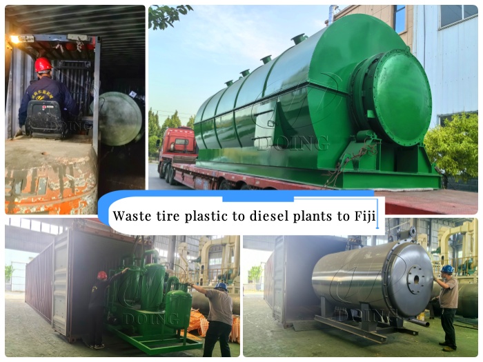 Pyrolysis oil distillation equipment project in Fiji