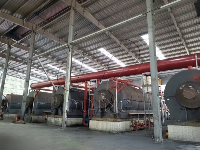 DOING waste plastic pyrolysis plant