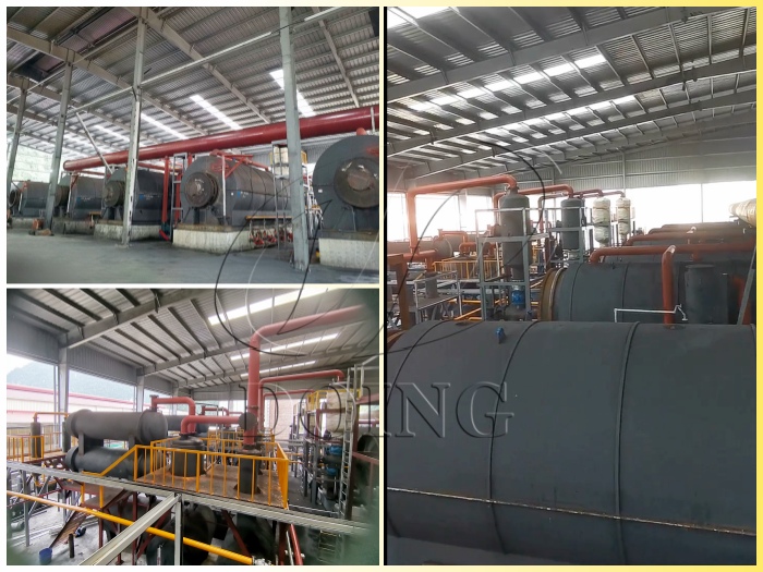 DOING waste plastic pyrolysis plant