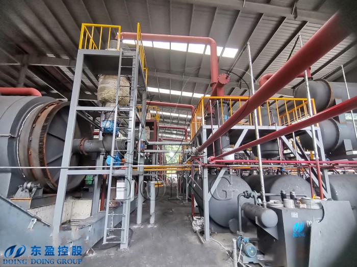 DOING semi-continuous plastic pyrolysis plant