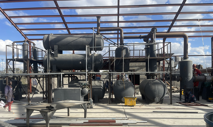 DOING tire pyrolysis machine project